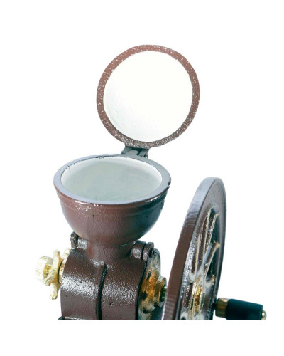 Molinillo de café manual de volante marrón clásico original de Elma