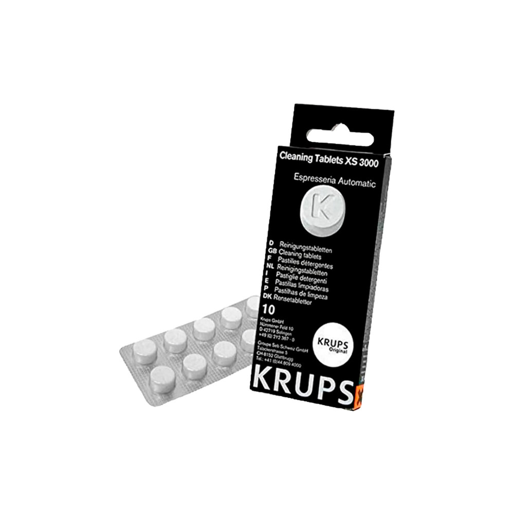 Pastillas para limpieza de cafetera Krups