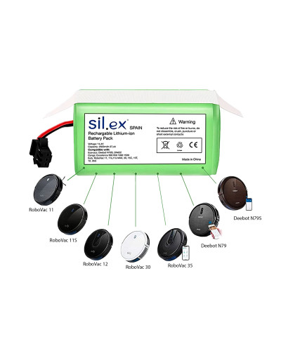 Batería para robot aspirador Conga 990 Excellence, Conga 1090, 14.4V, 2600  mAH