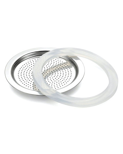 Pack de filtro y junta para cafetera De'Longhi Alicia de 9 tazas