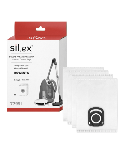 Pack de 4 bolsas para aspiradora Rowenta