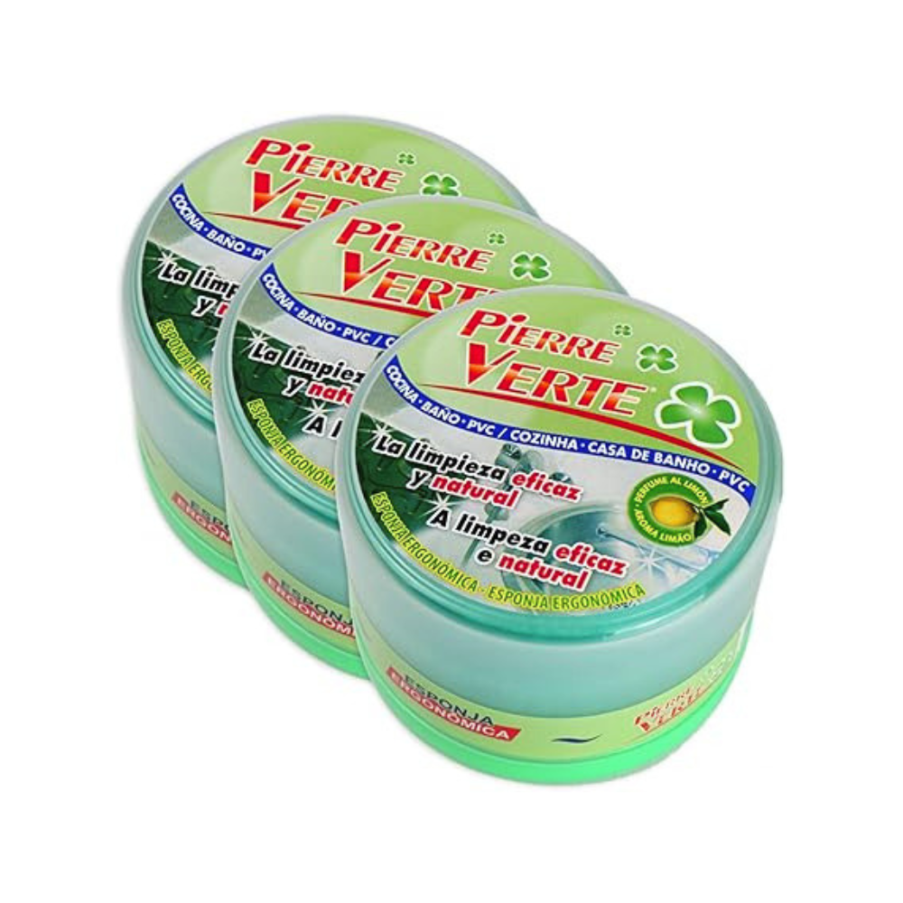 Kit de 3 Unidades de Pierre Verte Passat 200g producto de limpieza