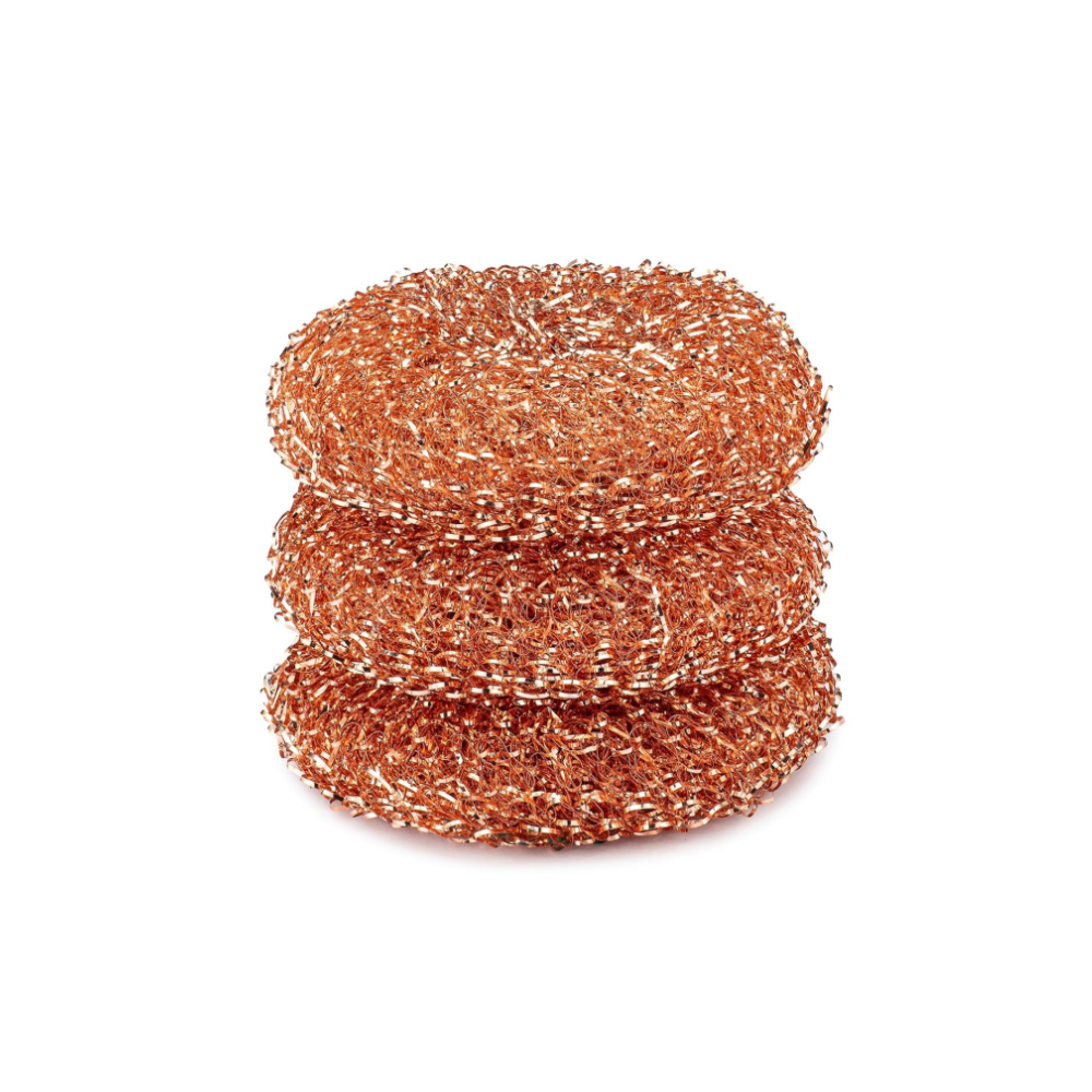 Pack de 3 estropajos de cobre de Full Circle