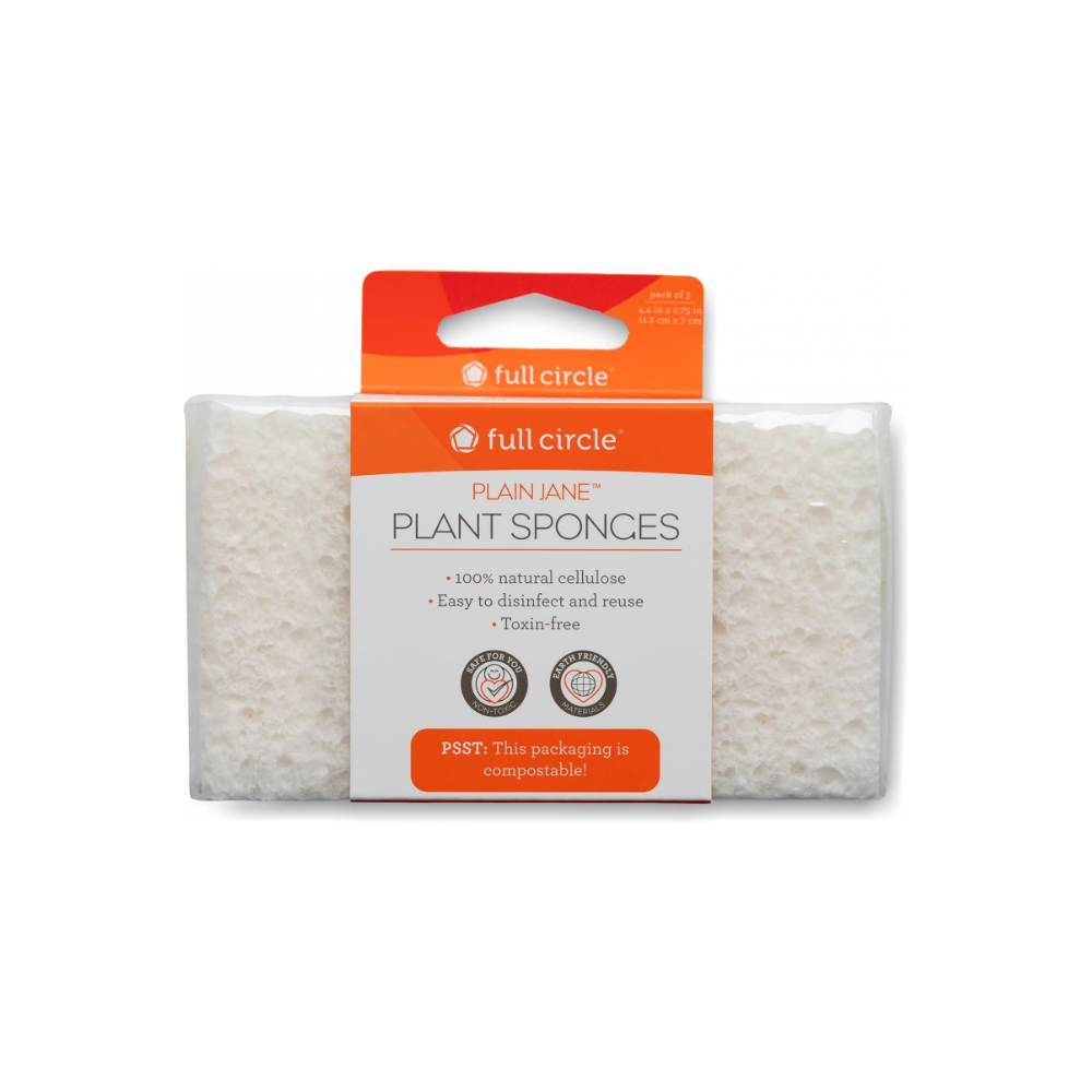 Set de 3 esponjas de celulosa 100% vegetales de Full Circle
