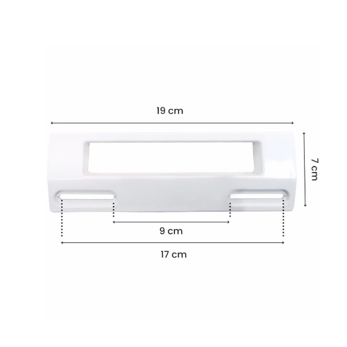Tirador frigorífico universal adaptable, 9-17 cm entre agujeros
