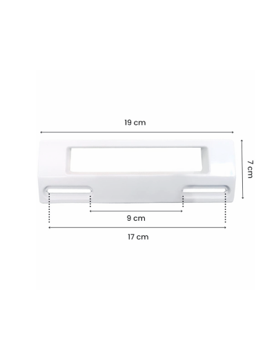 Tirador frigorífico universal adaptable, 9-17 cm entre agujeros