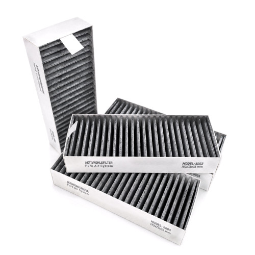 Kit 4 filtros de carbón activo para Campana Downdraft compatible con Siemens, Bosch, Neff, Gaggenau y Constructa