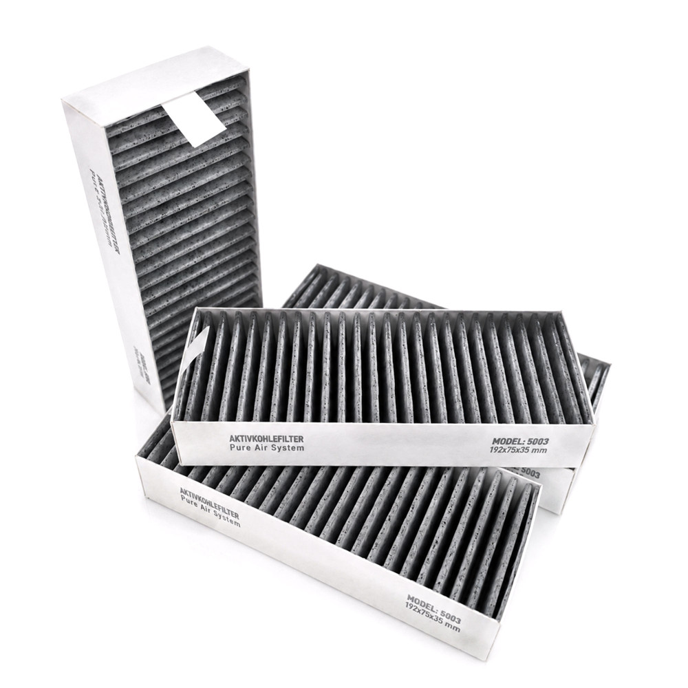 Kit 4 filtros de carbón activo para Campana Downdraft compatible con Siemens, Bosch, Neff, Gaggenau y Constructa