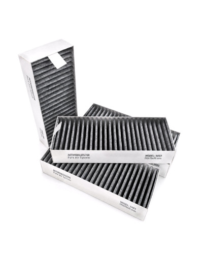 Kit 4 filtros de carbón activo para Campana Downdraft compatible con Siemens, Bosch, Neff, Gaggenau y Constructa