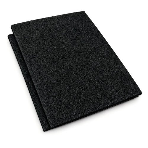 Pack de 2 filtros de carbón activo para campana extractora | Filtro recortable, 57 x 47 cm